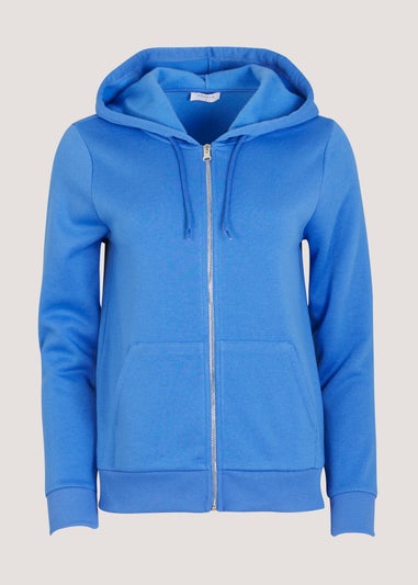 Blue Zip Up Hoodie