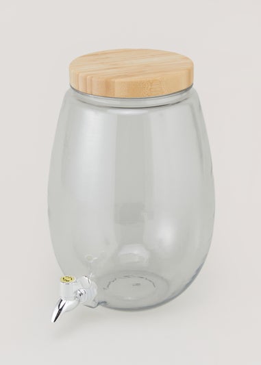 Glass Effect Drinks Dispenser (20cm x 20cm x 30cm)