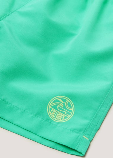 Boys Green Swim Shorts (3-13yrs)