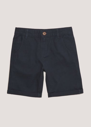 Boys Navy Chino Shorts (4-13yrs)