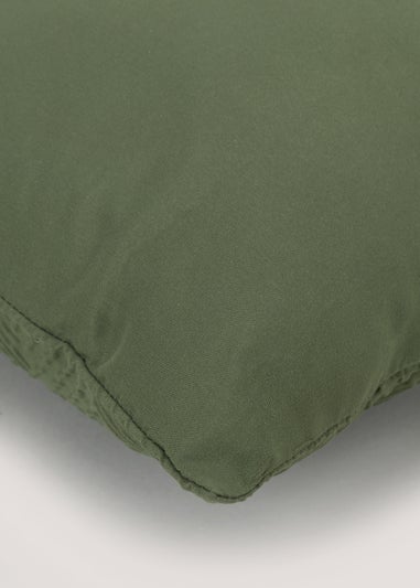 Green Textured Cushion (43cm x 43cm)