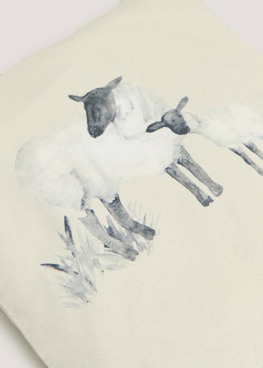 Cream Sheep Cushion (30cm x 30cm)