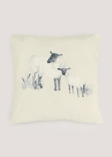 Cream Sheep Cushion (30cm x 30cm)
