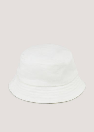 White Bucket Hat - Matalan