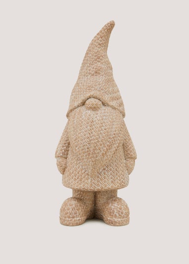 Sand Woven Effect Gnome (18cm x 16cm x 44cm)