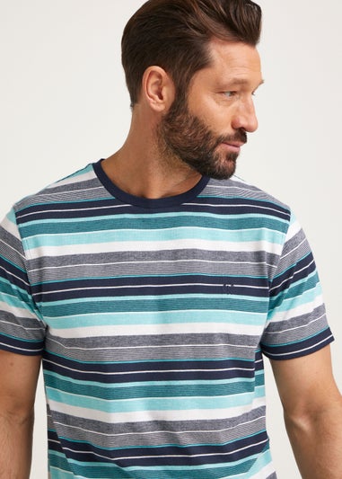 Lincoln Blue Stripe T-Shirt