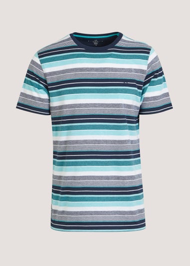 Lincoln Blue Stripe T-Shirt