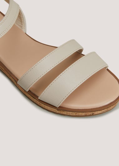 Stone Cork Flatform Sandals