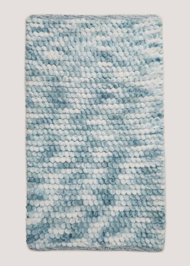 Blue Marl Bath Mat (50cm x 80cm)