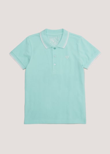 Boys Aqua Polo Shirt (4-13yrs)