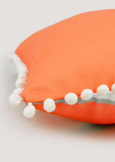 Orange Reversible Outdoor Cushion (46cm x 46cm)