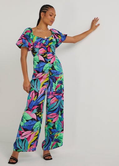Be Beau Multicoloured Floral Jumpsuit