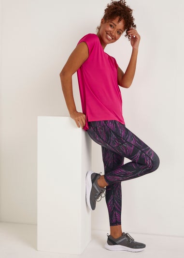 Souluxe Pink Slouch Sports T-Shirt