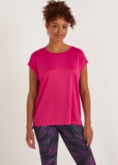 Souluxe Pink Slouch Sports T-Shirt