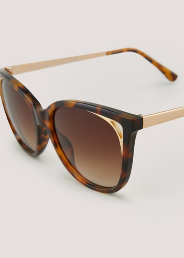 Brown Cat Eye Sunglasses