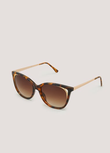 Brown Cat Eye Sunglasses