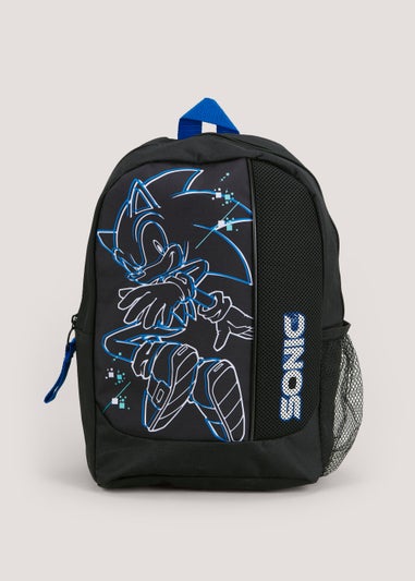 Kids Black Sonic Backpack