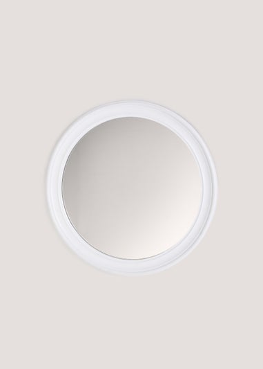 White Round Porthole Mirror (60cm)