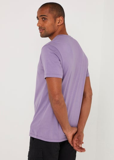 Purple Essential Crew Neck T-Shirt