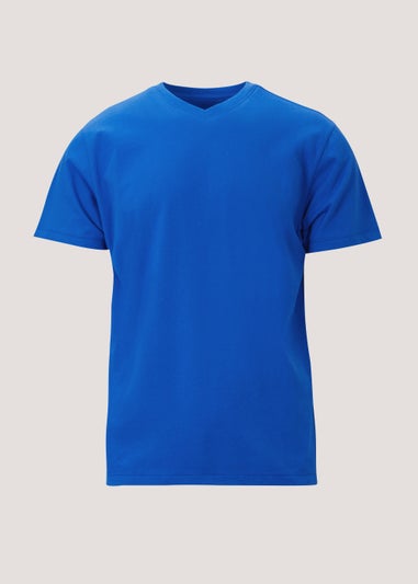 Bright Blue Essential V-Neck T-Shirt