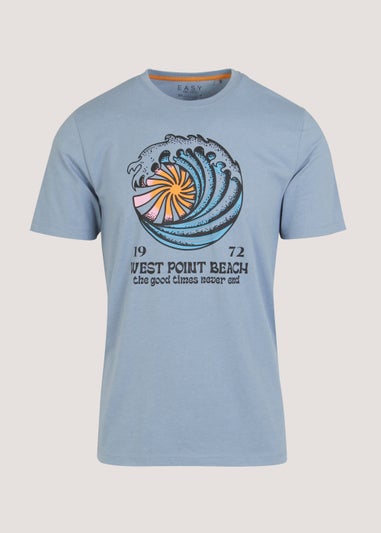 Blue West Point Beach T-Shirt