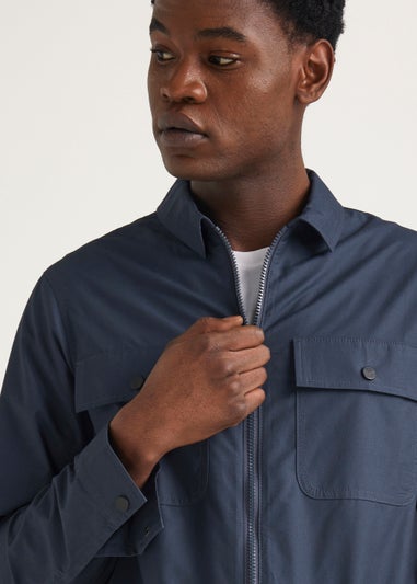 Navy Zip Up Jacket
