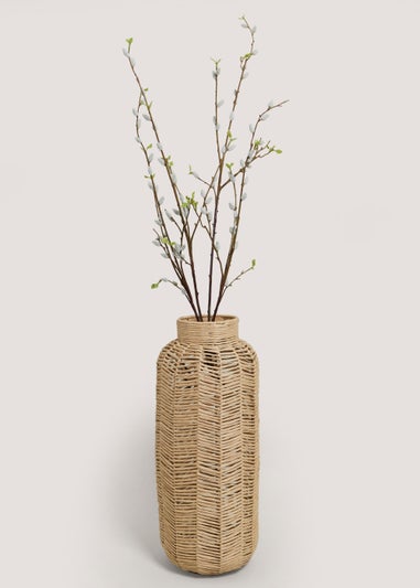 Natural Paper Rope Vase (30cm x 62cm x 15cm)