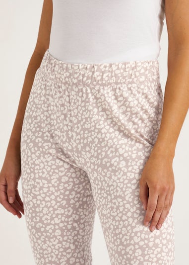 Mink Animal Print Pyjama Bottoms