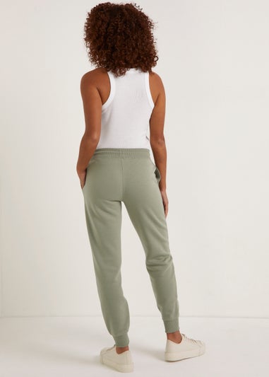 Khaki Tapered Joggers