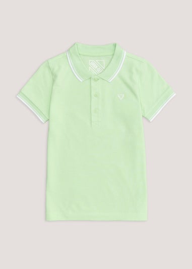 Boys Lime Polo Shirt (4-13yrs)