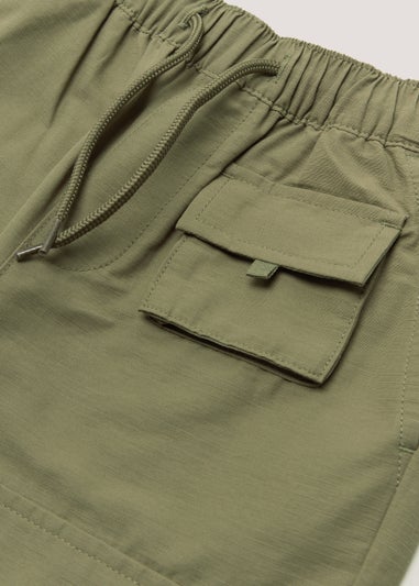 Boys Khaki Cargo Shorts (4-13yrs) - Matalan