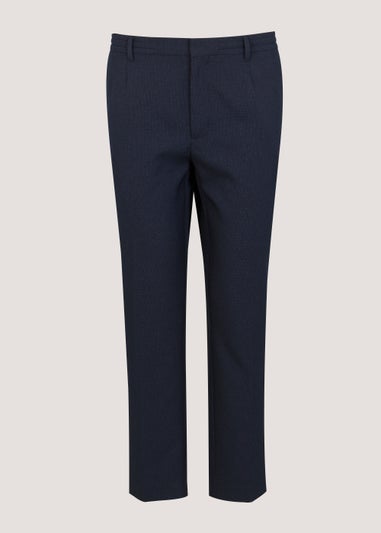 Taylor & Wright Blue Textured Trousers