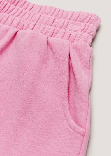 Girls Candy Couture Light Pink Boxer Shorts (9-16yrs)