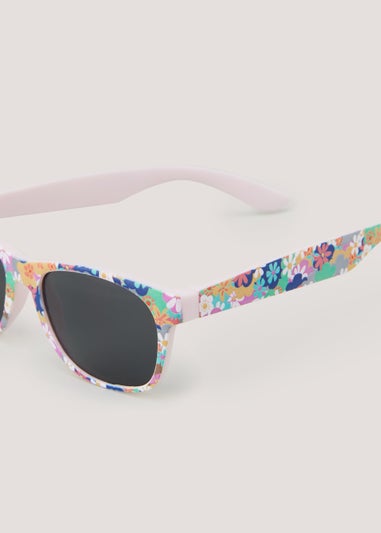 Kids Pink Floral Nomad Sunglasses (3+yrs)