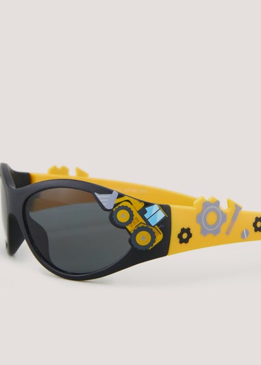 Kids Black Digger Sunglasses (3+yrs)