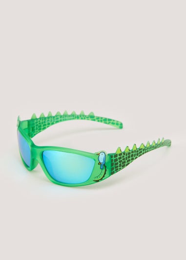 Kids Green Crocodile Sunglasses (3-10yrs)