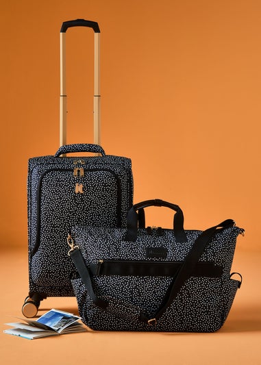 IT Luggage True-Lite Black Spot Suitcase