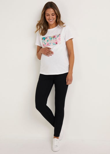 Maternity April Black Over Bump Skinny Jeans