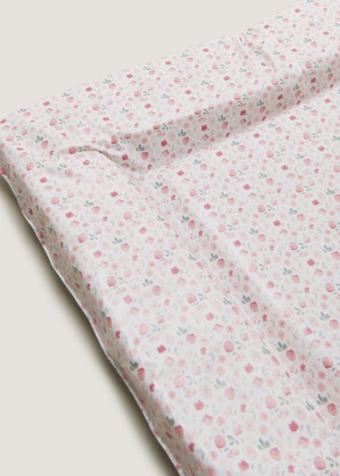 Multicoloured Floral Baby Changing Mat (30cm x 17cm 2cm)