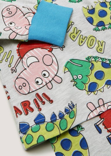 Boys Grey George Pig Pyjama Set (9mths-6yrs)