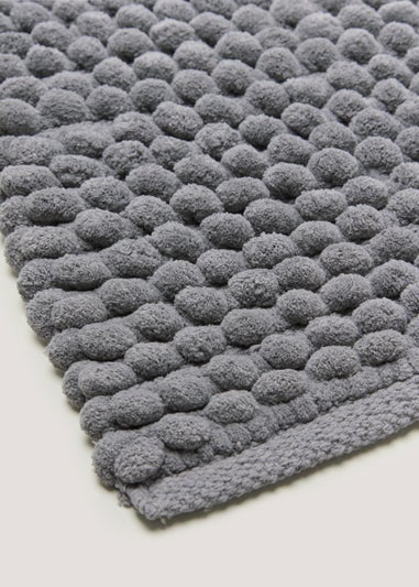 Blue Chunky Bobble Shower Mat (50cm x 50cm)