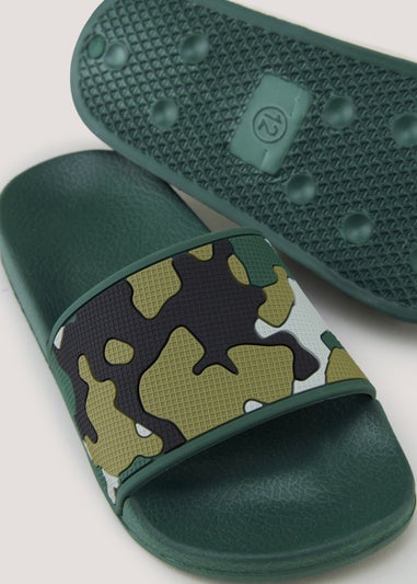 Boys Camo Sliders (Younger 10-Older 6)