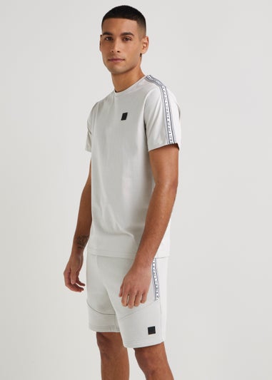 US Athletic Light Grey Tape Shorts