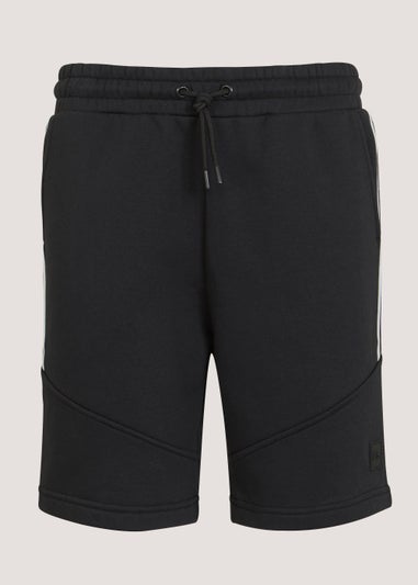 US Athletic Black Tape Jogger Shorts