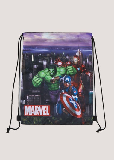 Kids Black Avengers Swim Bag