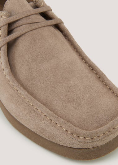 Tan Wallabee Suede Shoes