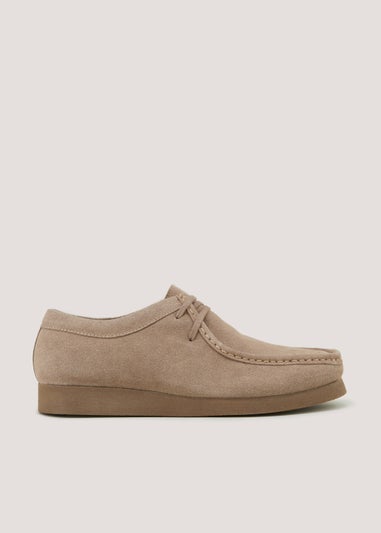 Tan Wallabee Suede Shoes