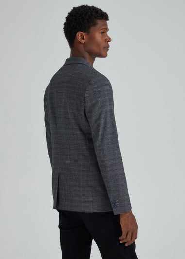 Taylor & Wright Wilson Navy Check Suit Jacket