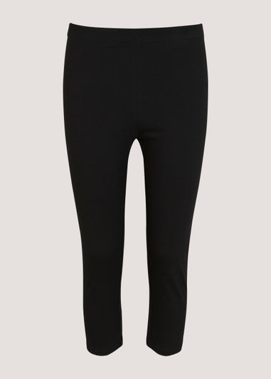 Black Cropped Leggings