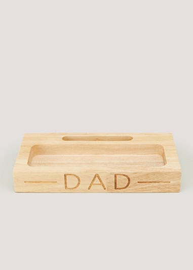 Dad Wooden Stand (20cm x 10cm x 3cm)